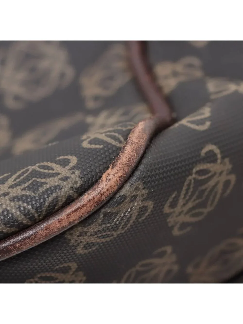 Loewe Repeat Anagram Leather 2-Way Boston Bag Crossbody